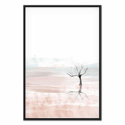 Leinwandbild - Watercolor Landscape (1 Part) Vertical