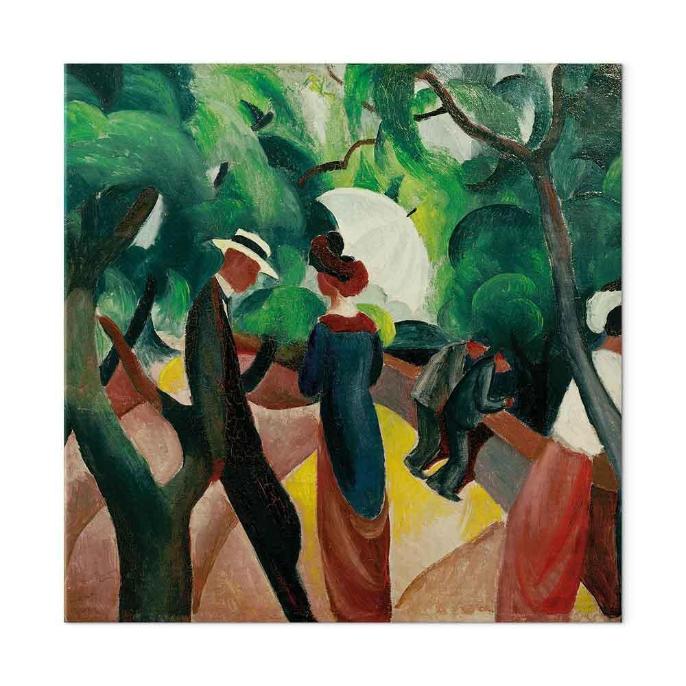 Leinwandbild - August Macke – Promenade
