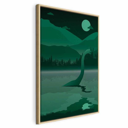 Leinwandbild Loch Ness – Mystische Landschaft im Hochformat