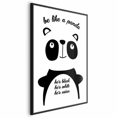 Poster - Be Like a Panda Artgeist
