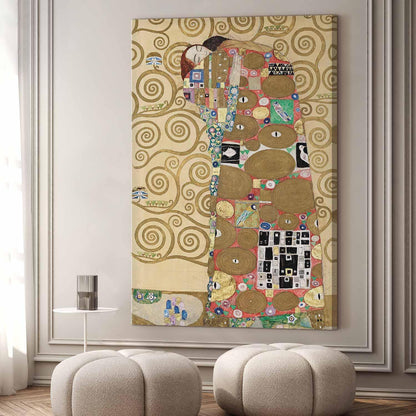 Wandbild XXL - Gustav Klimt – The Fulfilment