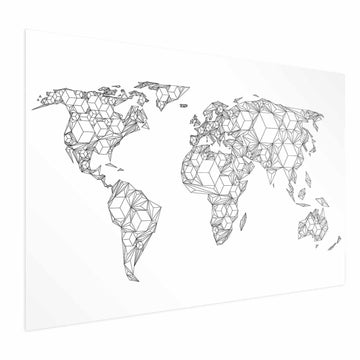 Poster - Geometric Map Artgeist
