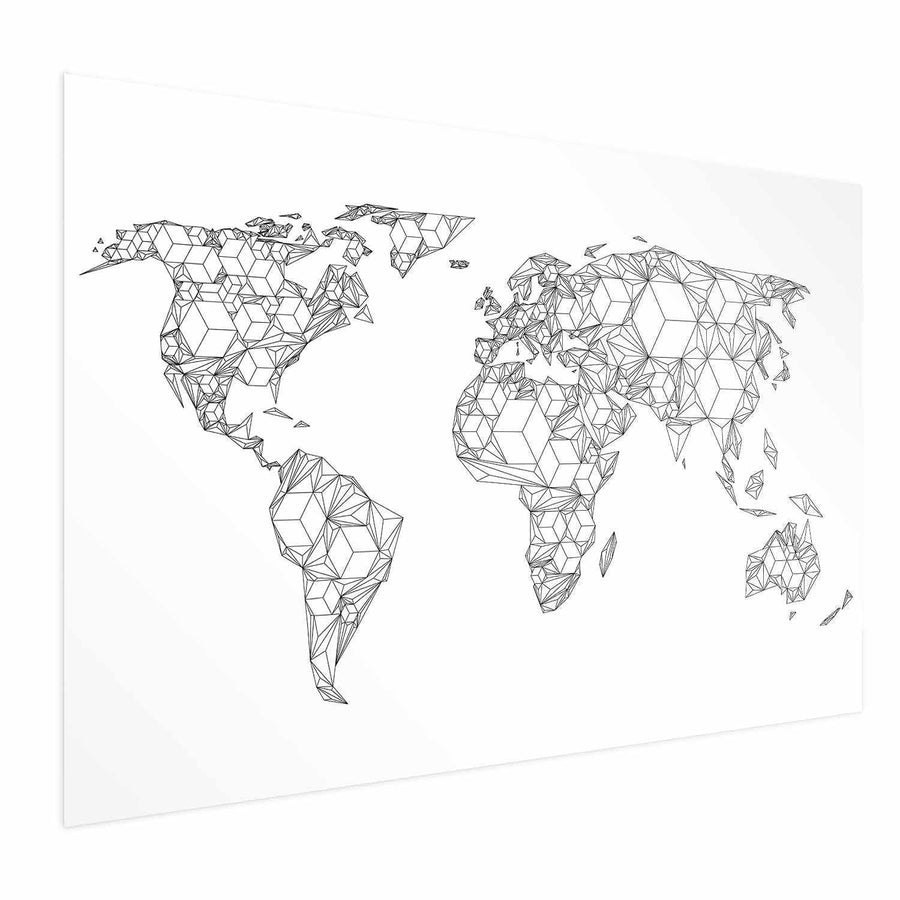 Poster - Geometric Map Artgeist