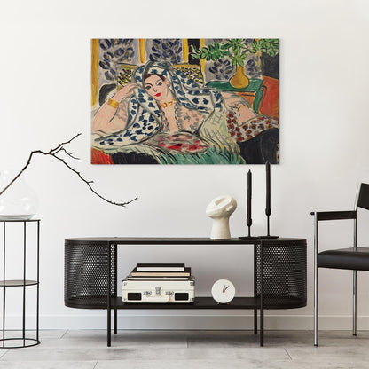 Leinwandbild - Henri Matisse – Odalisque at Fautenuil