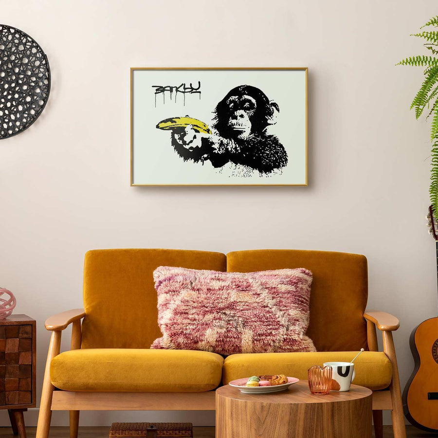 Poster - Banksy: Monkey with a Banana Artgeist