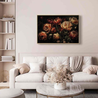 Leinwandbild - Blooming tulips