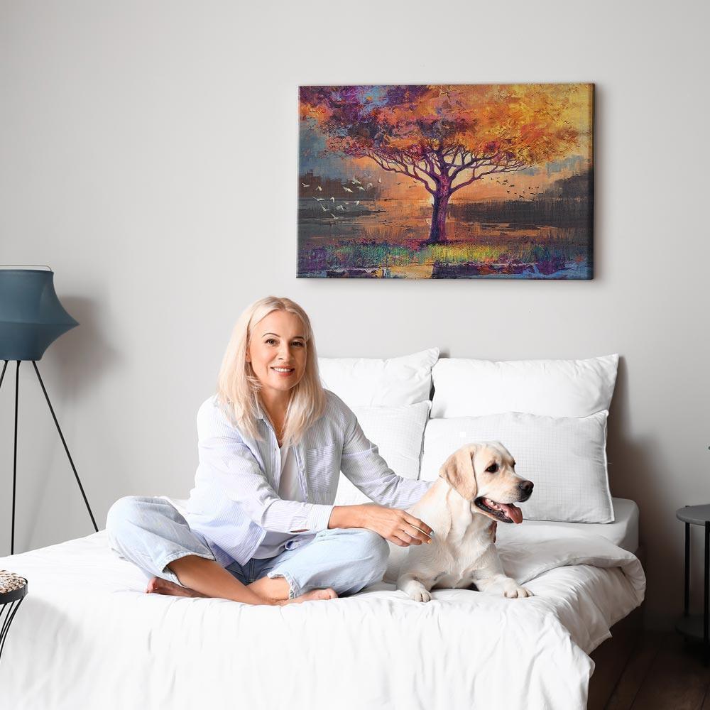 Leinwandbild - Autumn Sketches (1 Part) Wide