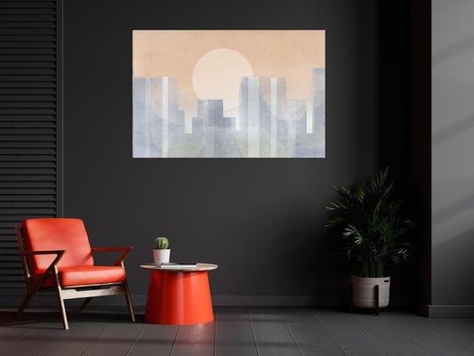 Leinwandbild - Modern City (1 Part) Wide - Second Variant Artgeist