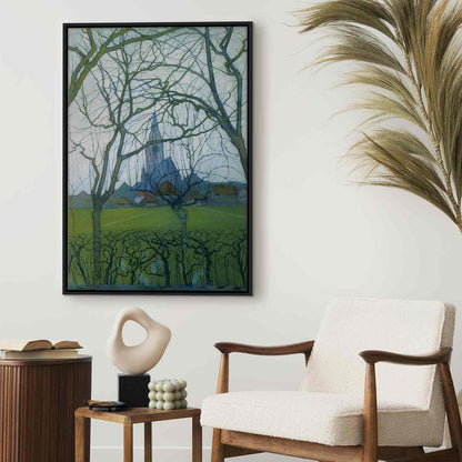 Leinwandbild - St Jacob's Church (Piet Mondrian) Artgeist