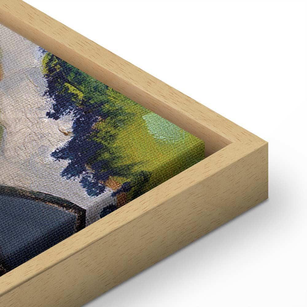 Leinwandbild - August Macke – Staudacherhaus in Tegernsee