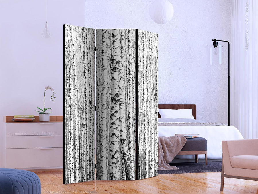 Paravent - Birch forest Artgeist