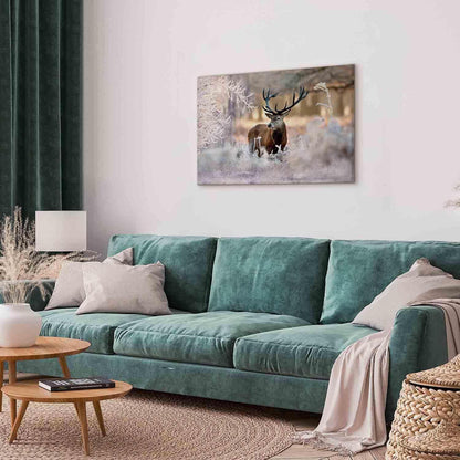 Leinwandbild - Deer in the Cold