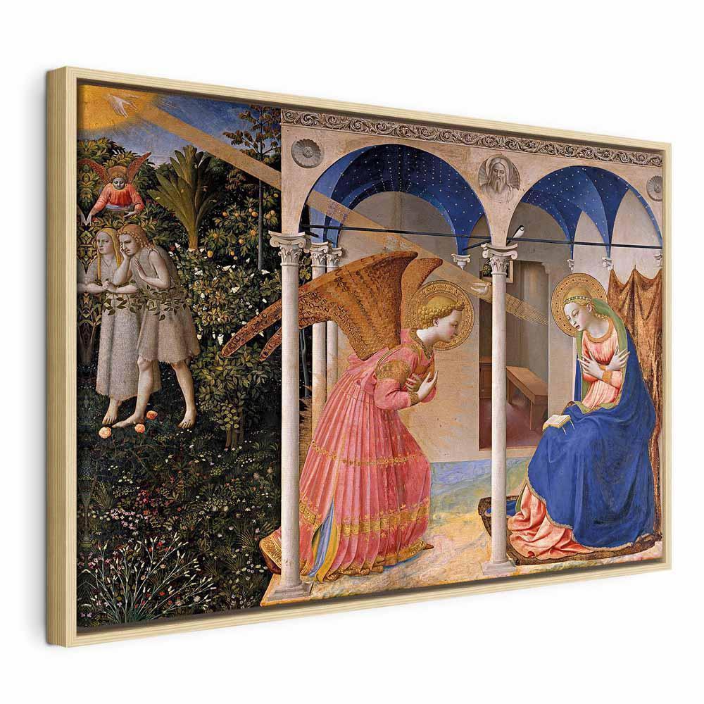 Leinwandbild - Fra Angelico – The Annunciation