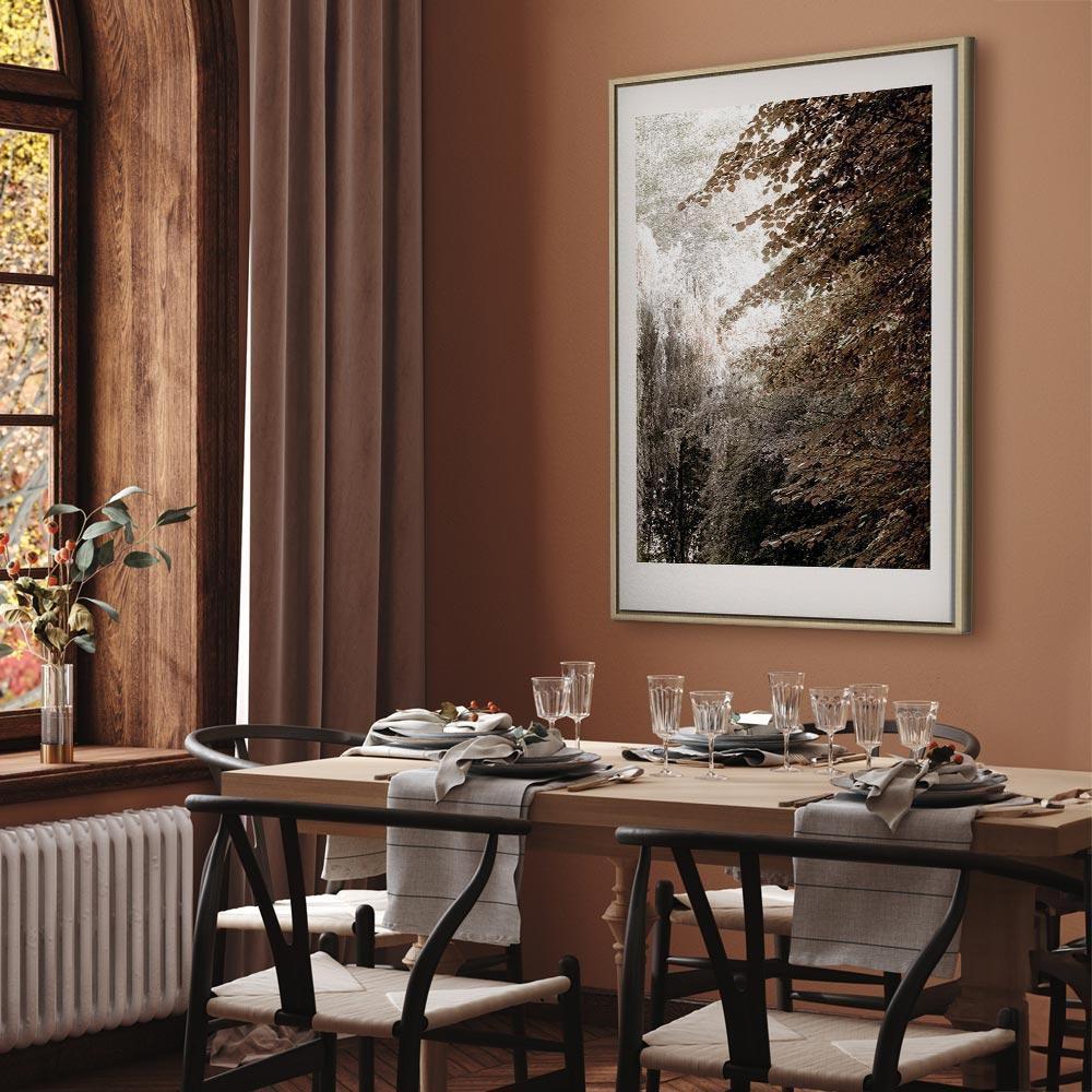 Leinwandbild - Sepia Park (1 Part) Vertical