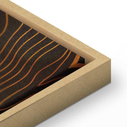 Leinwandbild - Dance of Golden Leaves (1 Part) Wide