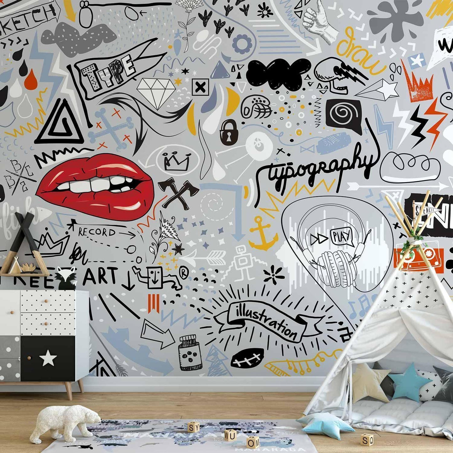 Fototapete - Stream of thought