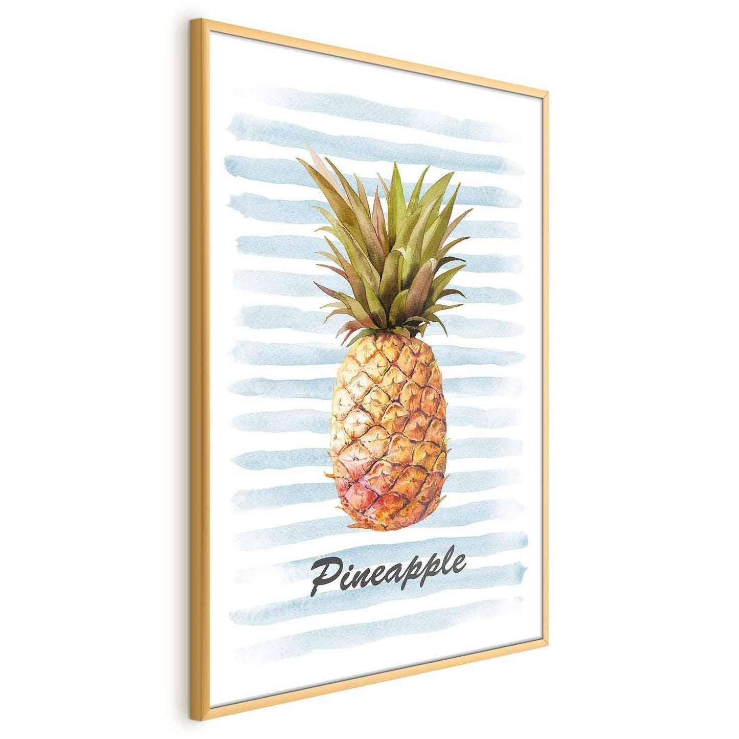 Poster - Pineapple and Stripes Artgeist