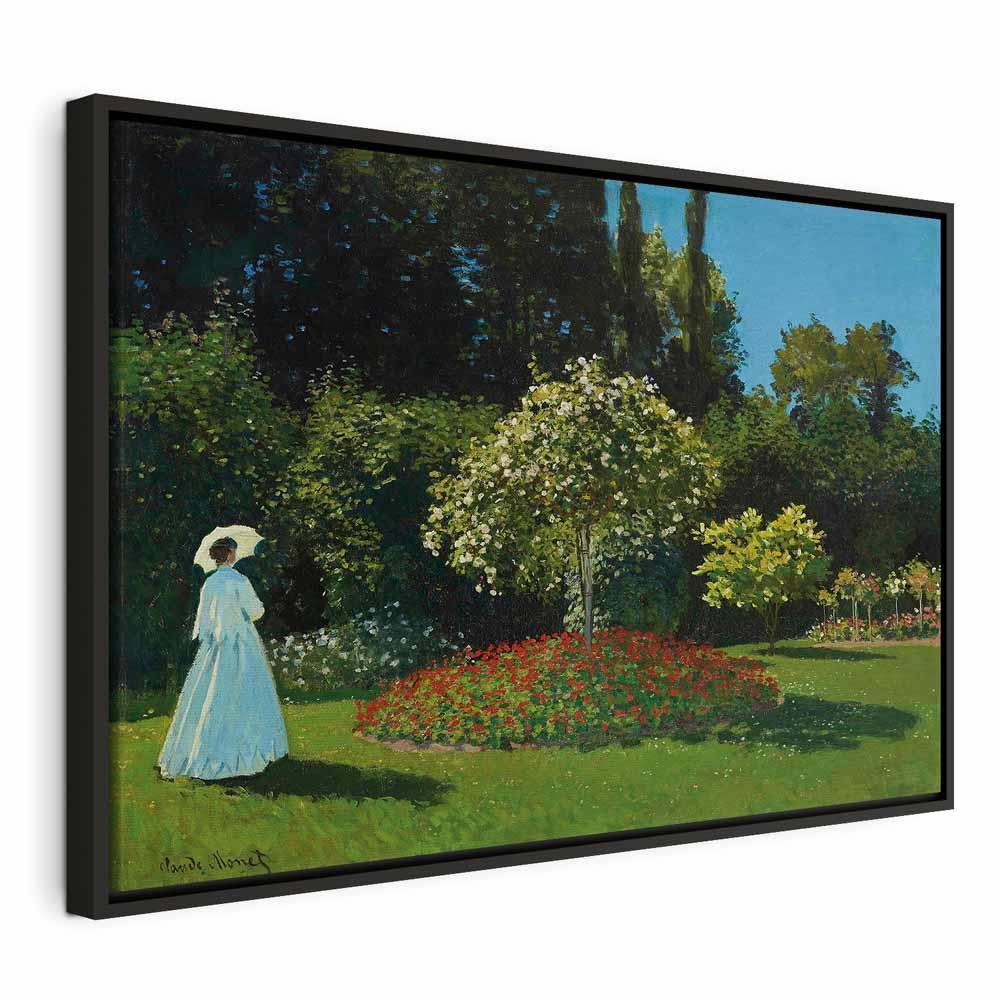 Leinwandbild - Claude Monet – Woman in the Garden