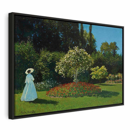 Leinwandbild - Claude Monet – Woman in the Garden