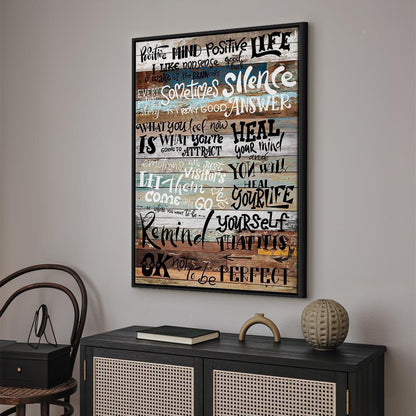 Leinwandbild - Positive Affirmations