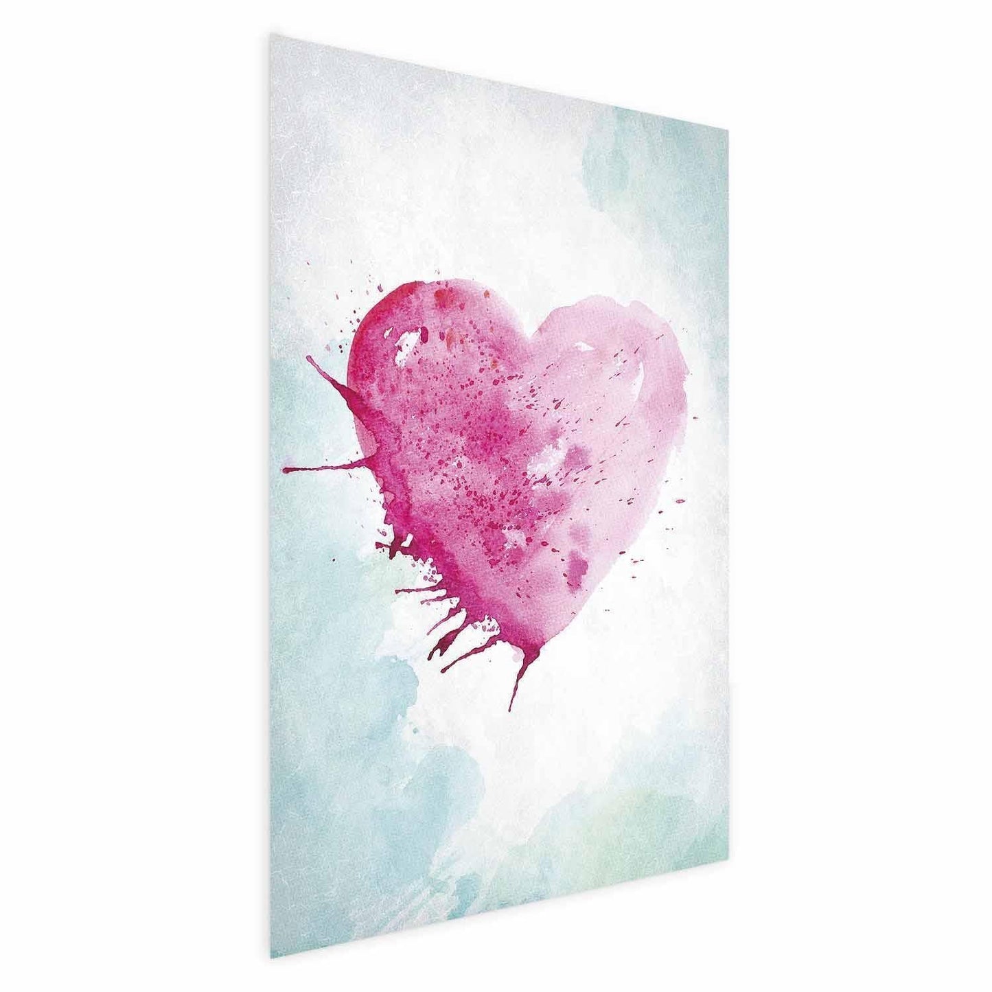 Poster - Watercolor Heart Artgeist
