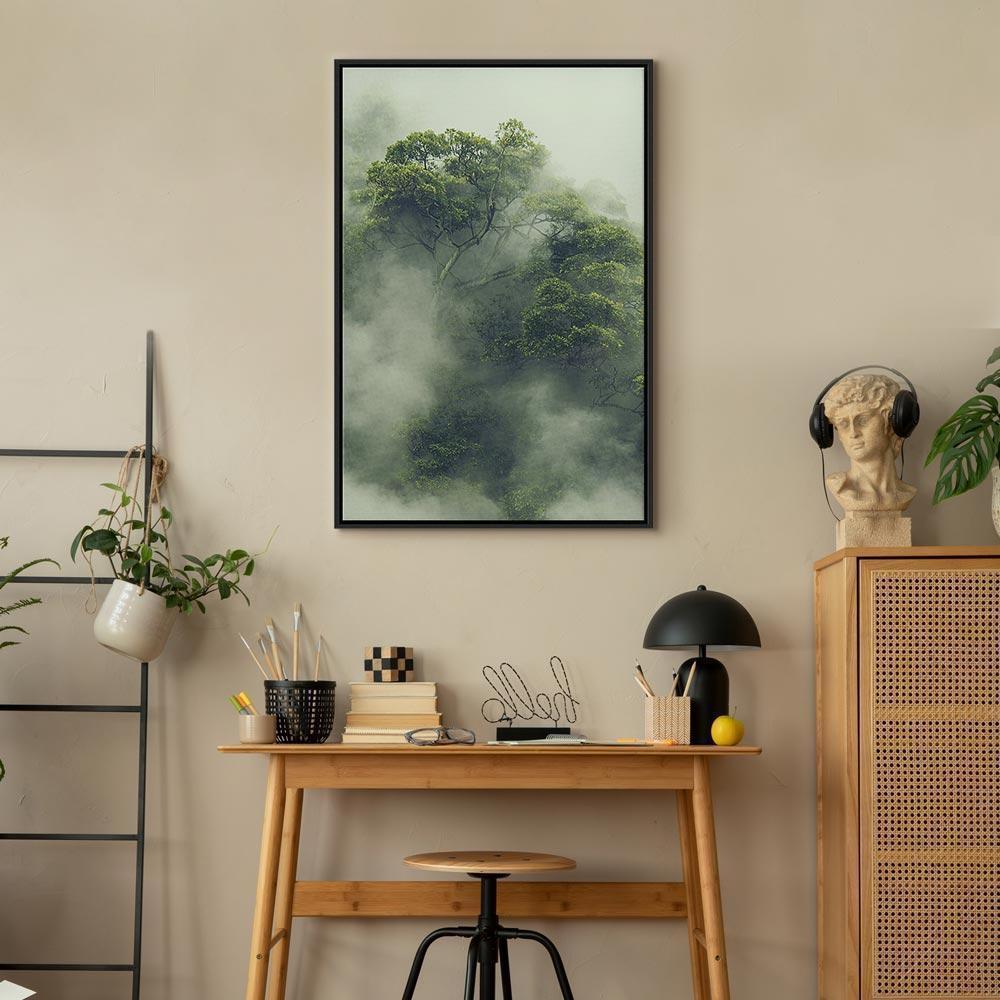 Leinwandbild - Foggy Amazon (1 Part) Vertical