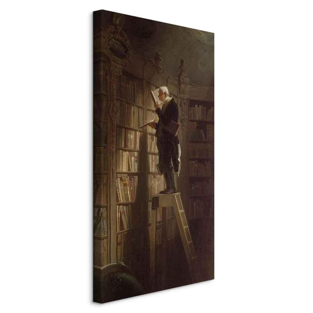 Leinwandbild - Carl Spitzweg – The Bookworm