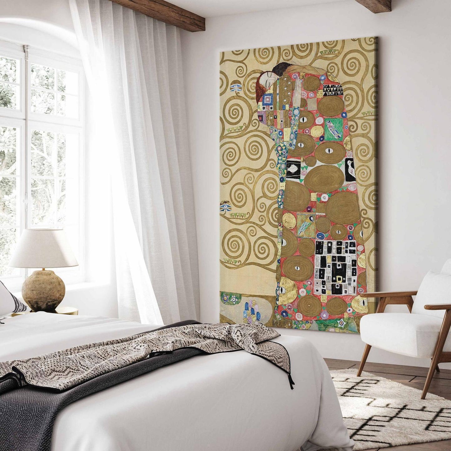 Wandbild XXL - Gustav Klimt – The Fulfilment