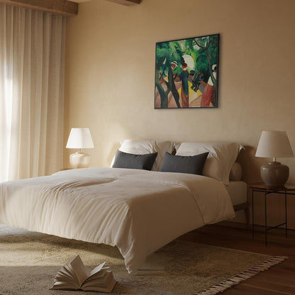 Leinwandbild - August Macke – Promenade