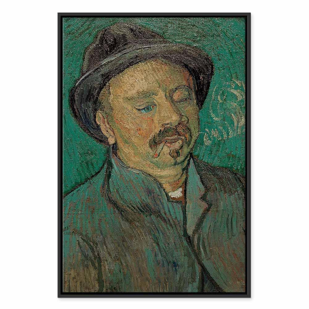 Leinwandbild - Vincent Van Gogh – Portrait of a one eyed man