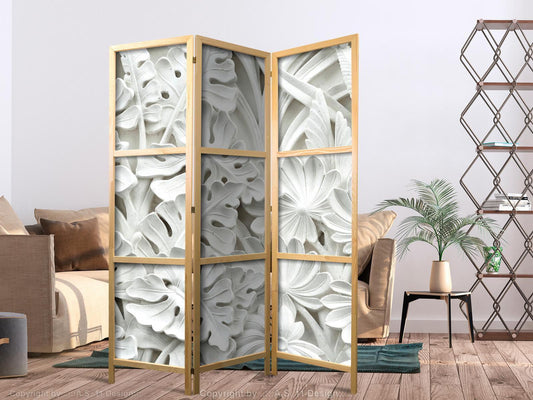 Japanischer Paravent - Alabaster Garden I Artgeist