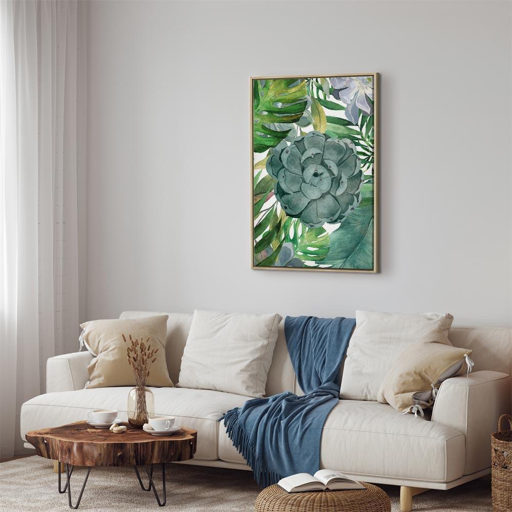 Leinwandbild - Tropical Flora (1 Part) Vertical