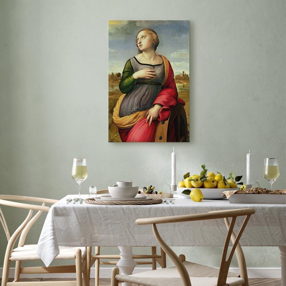 Leinwandbild - Rafael Santi – St Catherine of Alexandria