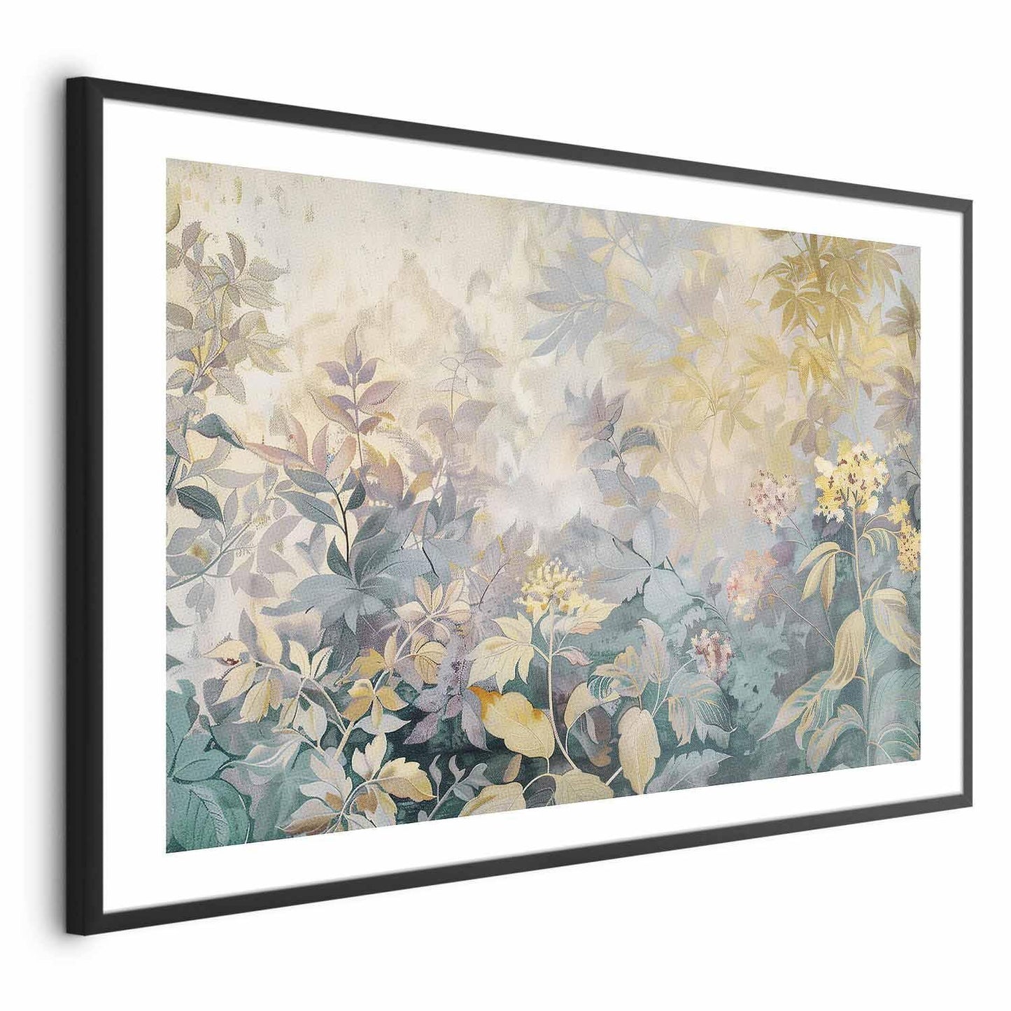 Poster - Tapestry Pattern in Colorful Flowers