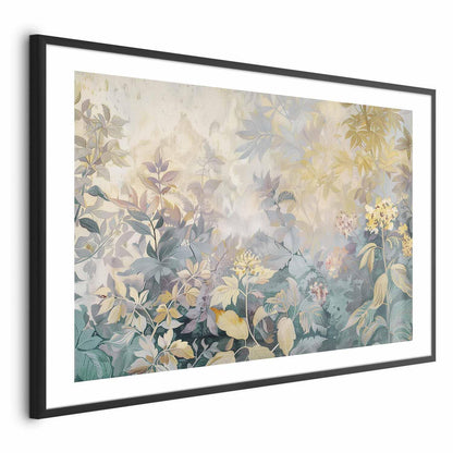 Poster - Tapestry Pattern in Colorful Flowers