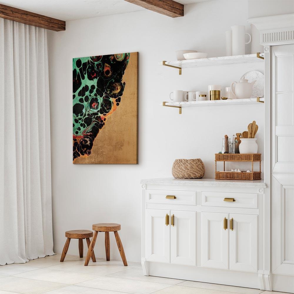 Leinwandbild - Composition of Micro Shapes (1-part) - Abstract Forms of Colors