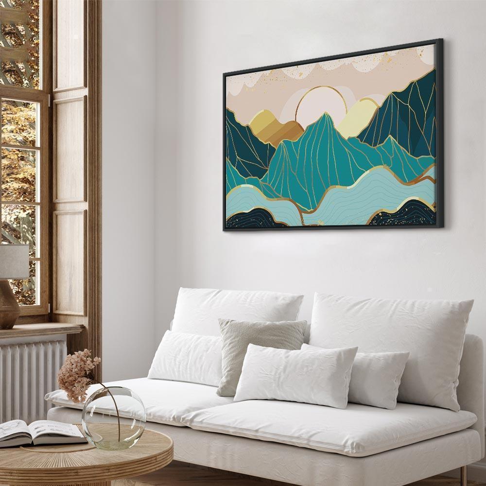 Leinwandbild - Green Pastures (1 Part) Wide