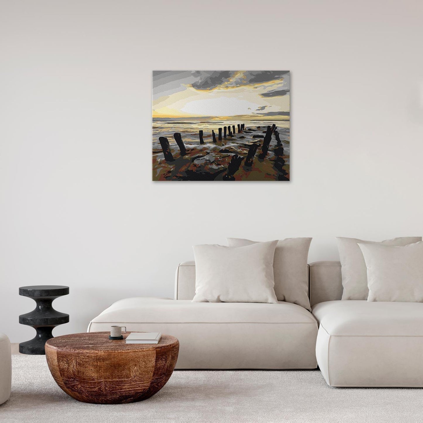 Malen nach Zahlen - Beach (Sunrise)