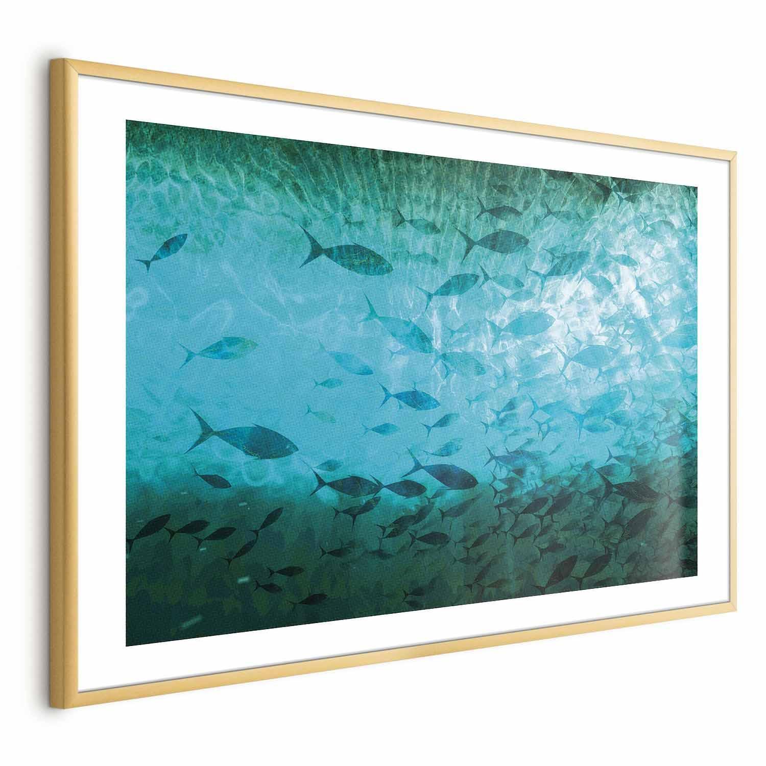 Poster - Group of Dark Fish Artgeist