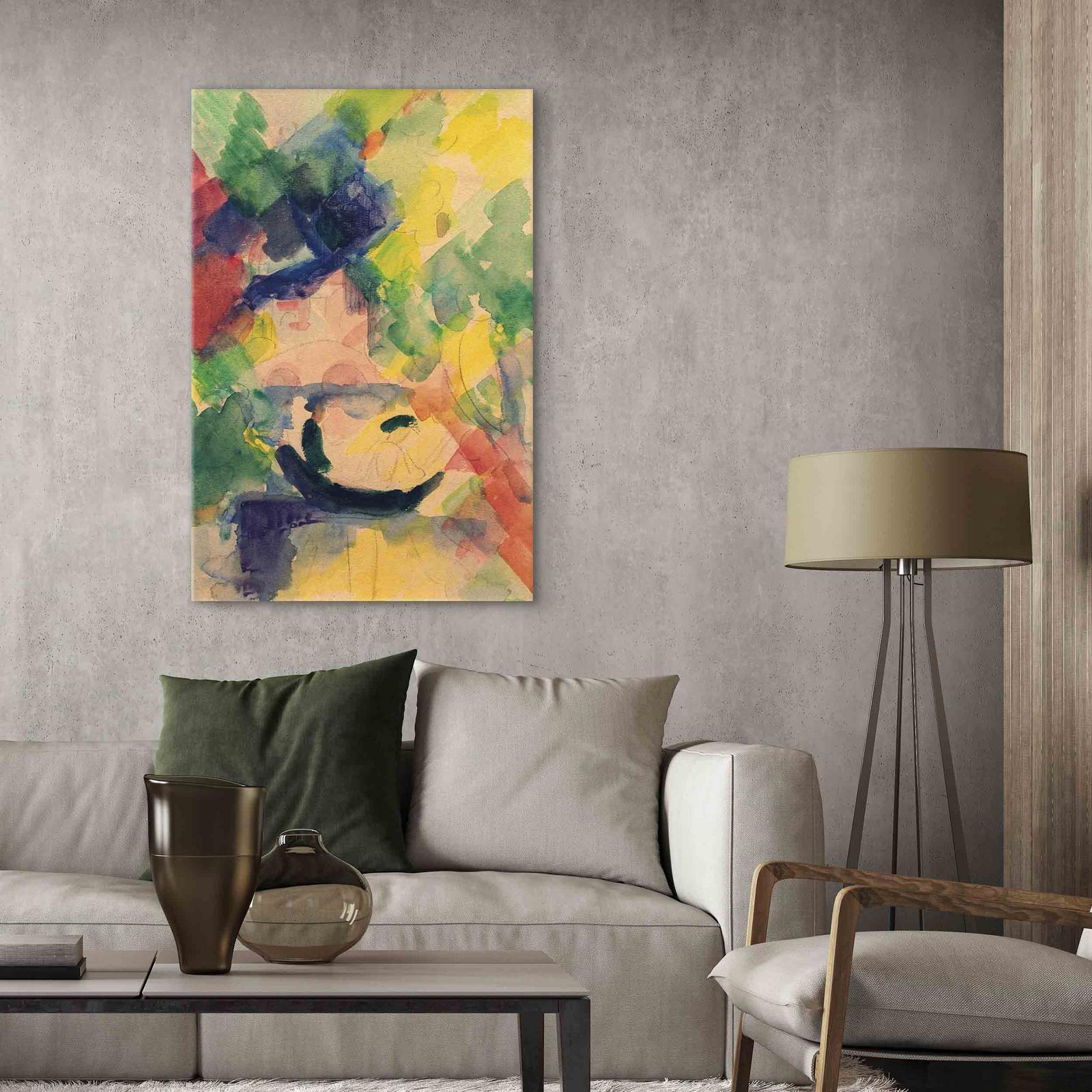 Leinwandbild - Paar im Nachen (August Macke) Artgeist