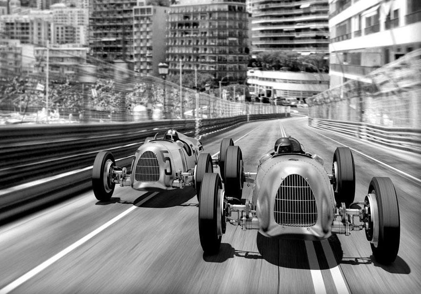 Fototapete - Monte Carlo Race Artgeist
