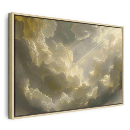 Leinwandbild - Enchanting Play of Colors Against a Backdrop of Clouds Artgeist