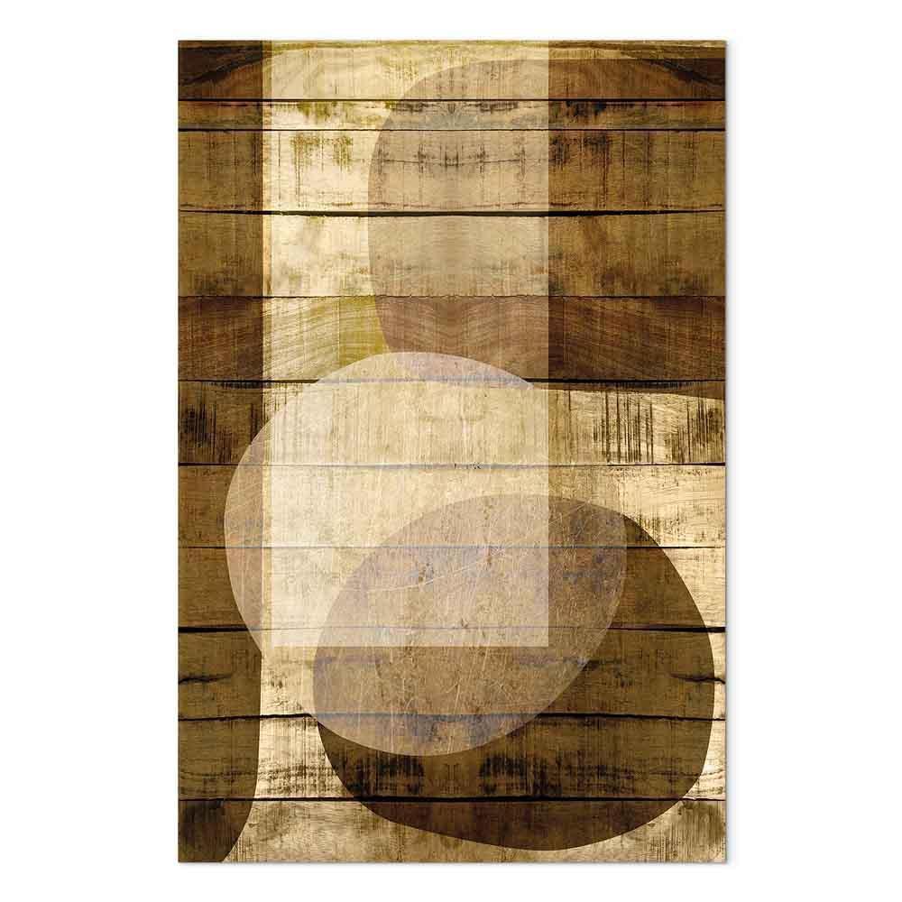 Leinwandbild - Golden Chocolate (1 Part) Vertical