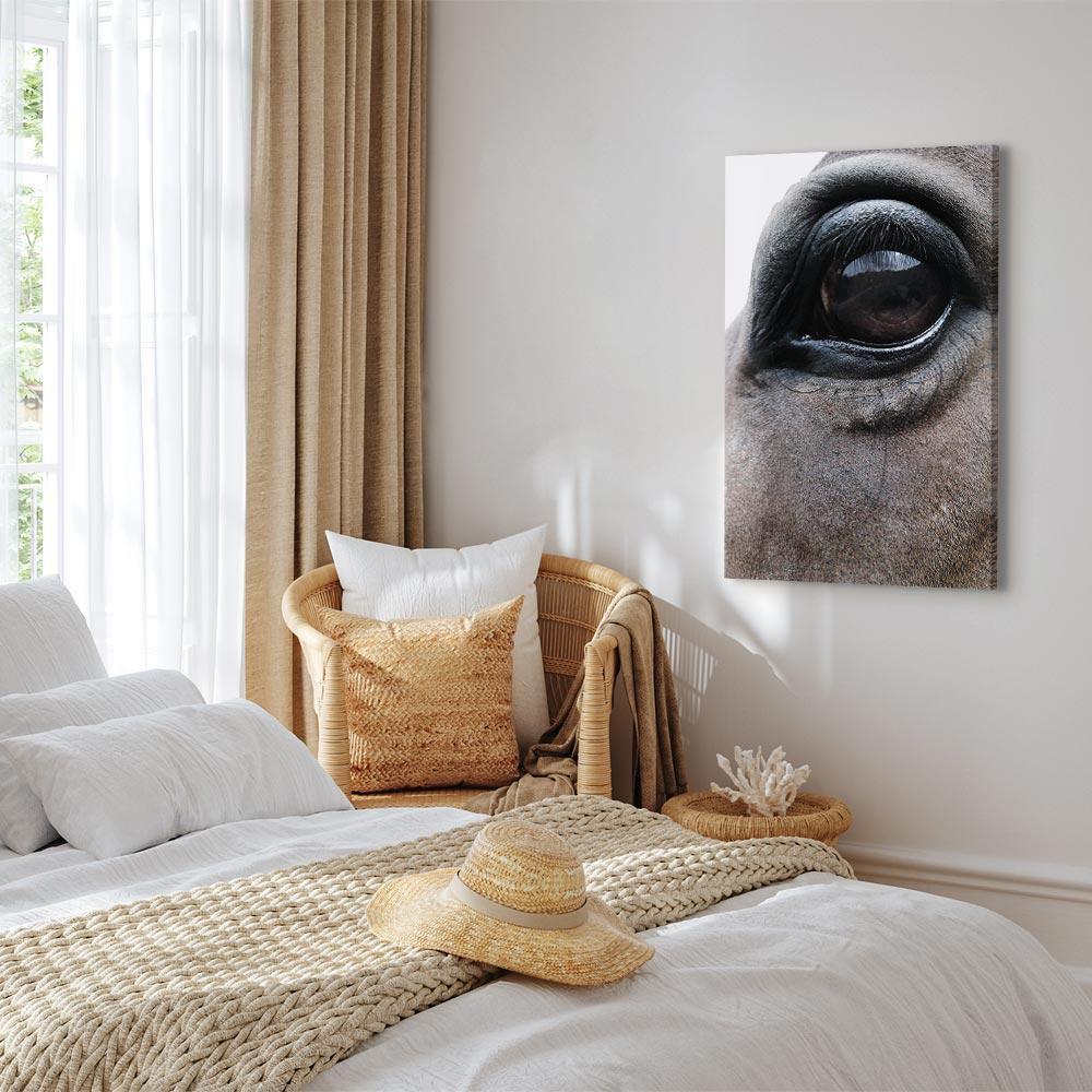 Leinwandbild - Honest Eyes (1 Part) Vertical