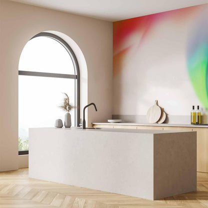 Fototapete - Abstraction - Strong Colors of Irregular Shapes - Multicolor