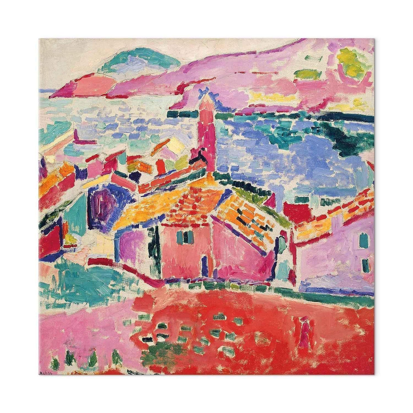 Leinwandbild - Henri Matisse – View of Collioure