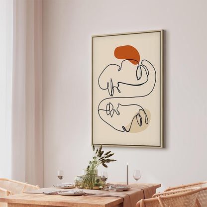 Leinwandbild - Solar Connection (1 Part) Vertical