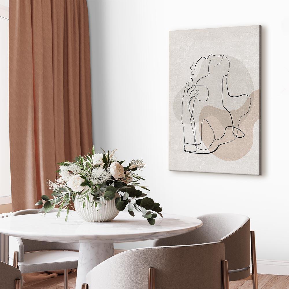 Leinwandbild - French Chic (1 Part) Vertical