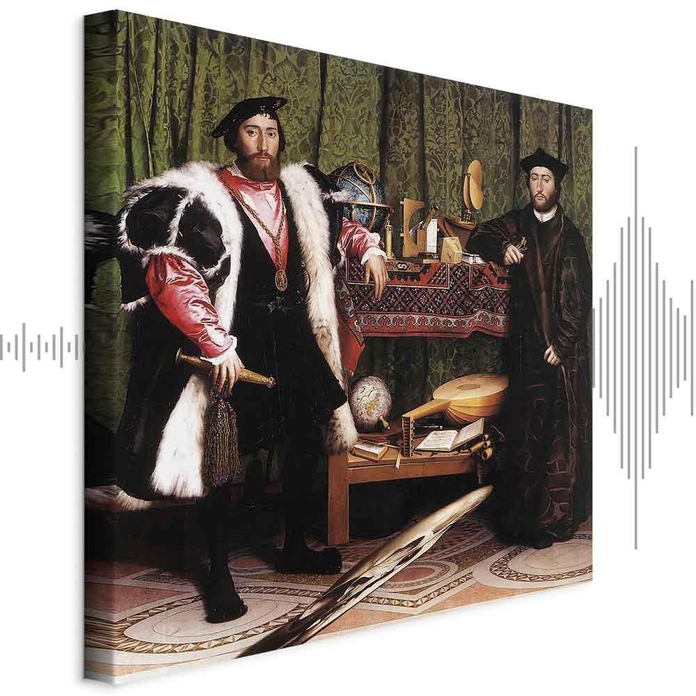 Leinwandbild - Hans Holbein the Younger – Ambassadors