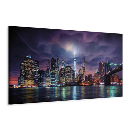 Leinwandbild - New York: Dark City